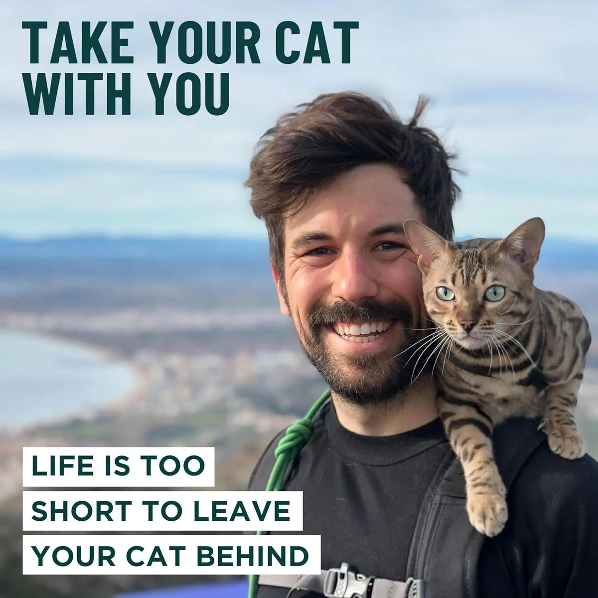 Escape-Proof Cat Walking Harness and Leash Set