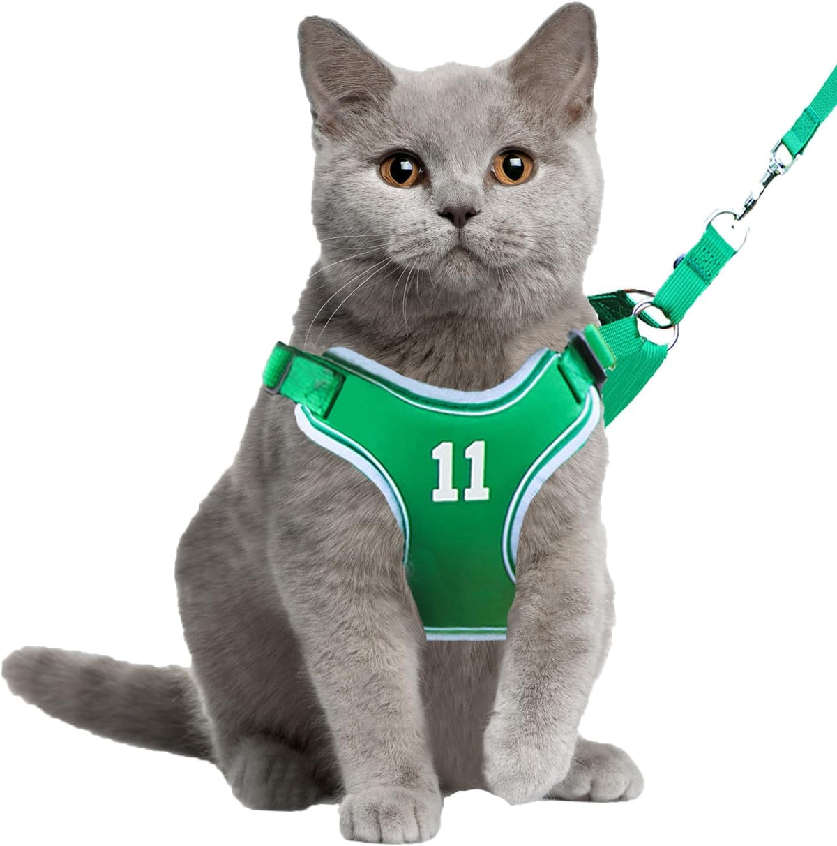 Mesh Cat Harness and Leash Set, Adjustable Vest