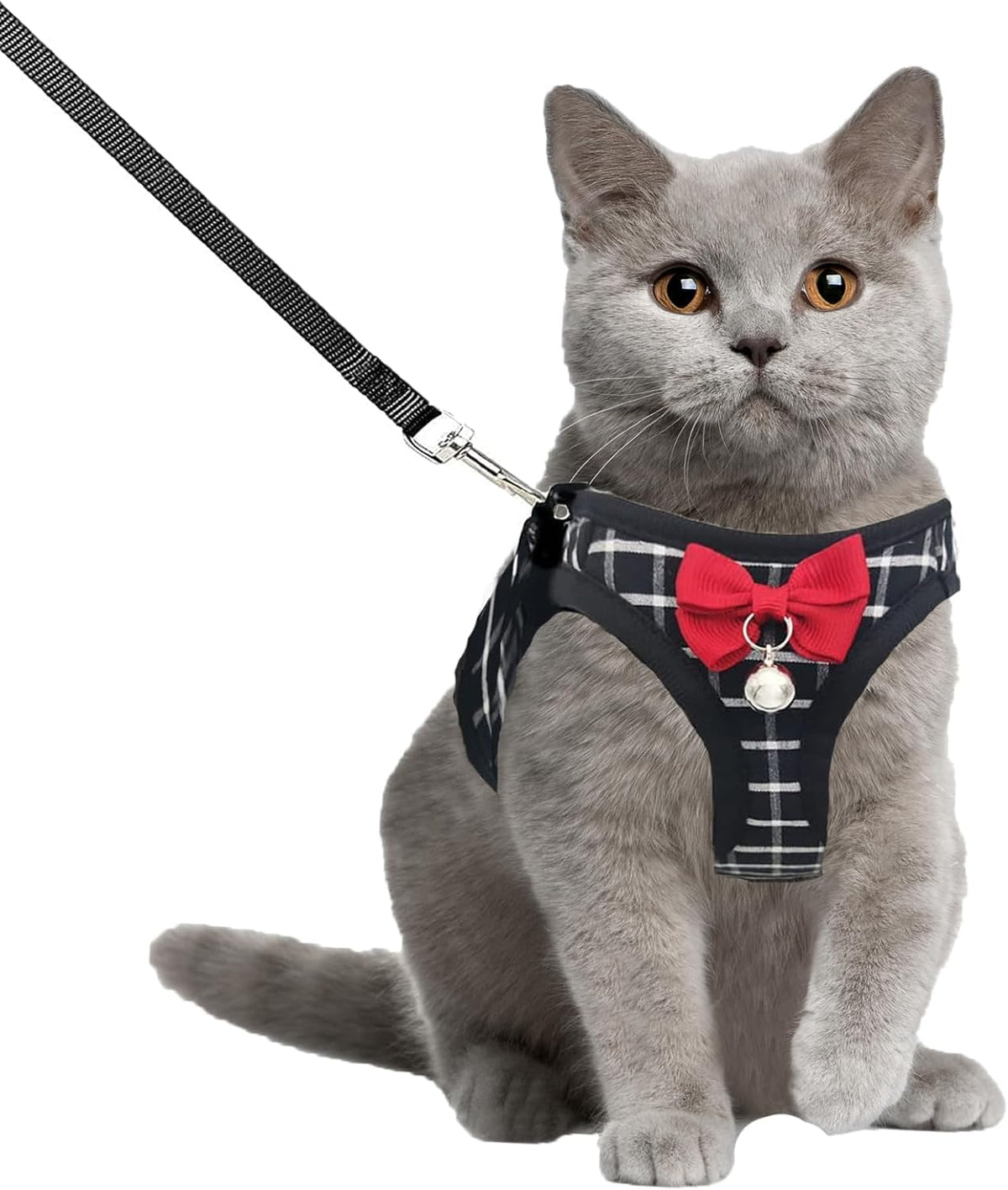 Mesh Cat Harness and Leash Set, Adjustable Vest