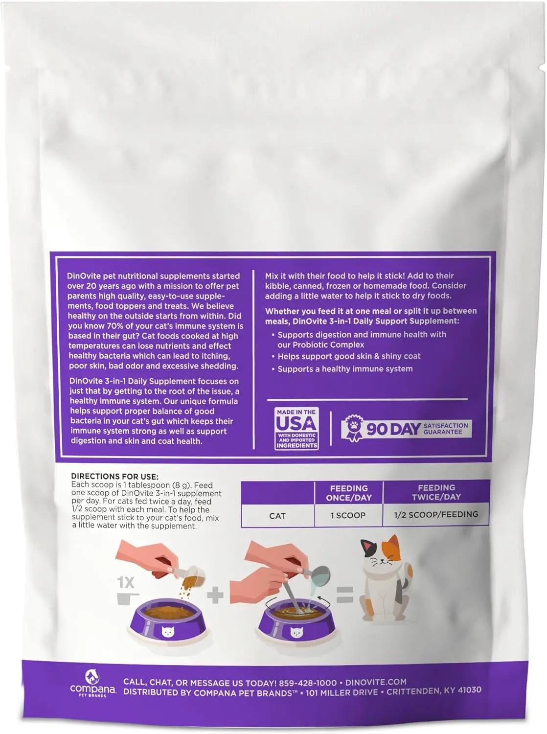 Cat Multivitamin with Probiotics & Omega-3
