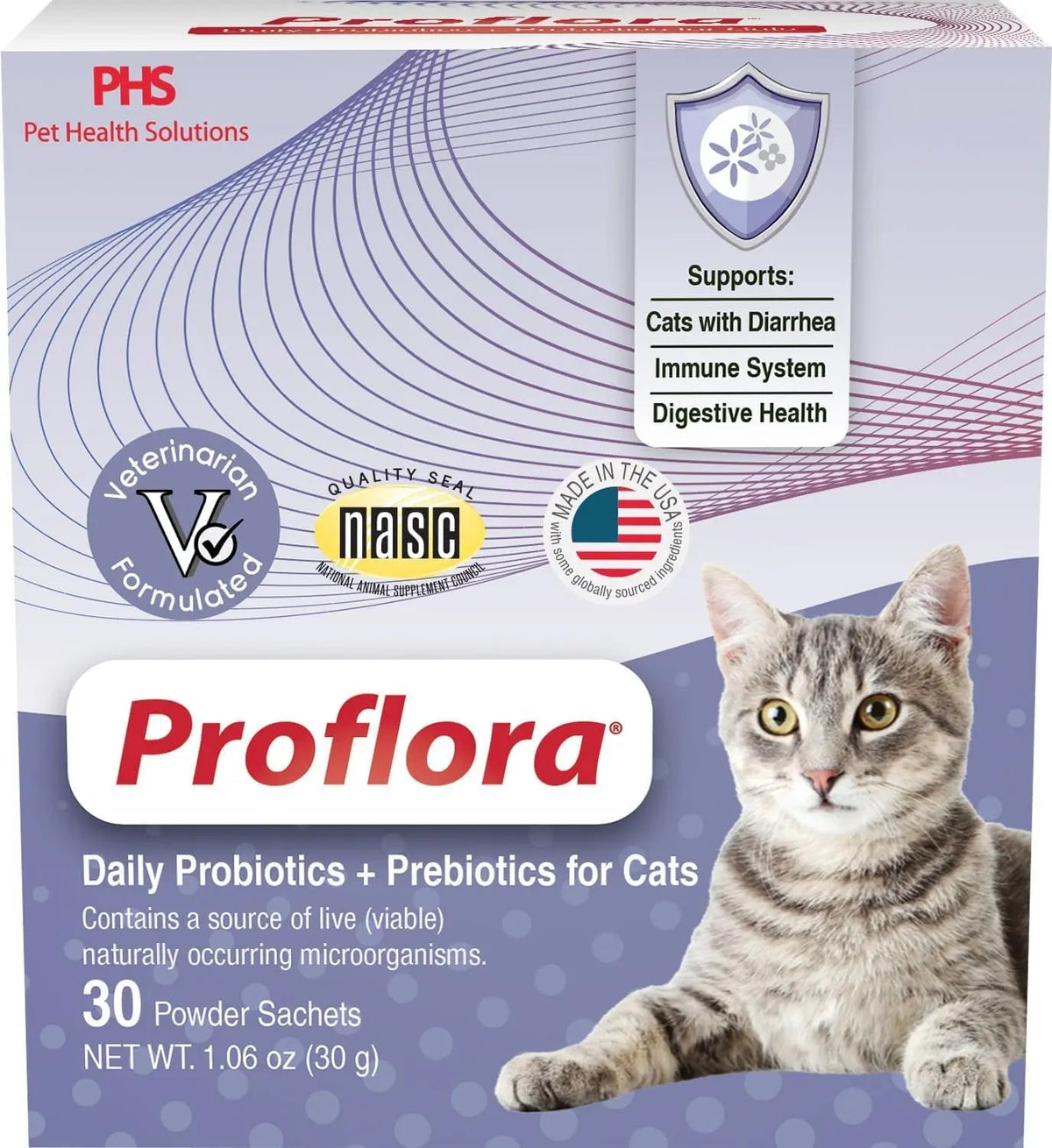 Cat Probiotic Powder, 30 Packets