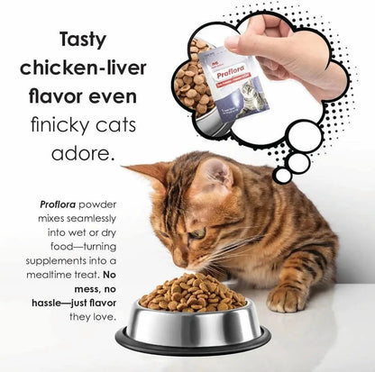 Cat Probiotic Powder, 30 Packets