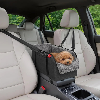 Center Console Dog Car Seat for Small Dogs