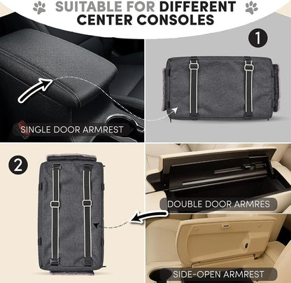 Center Console Dog Car Seat for Small Dogs