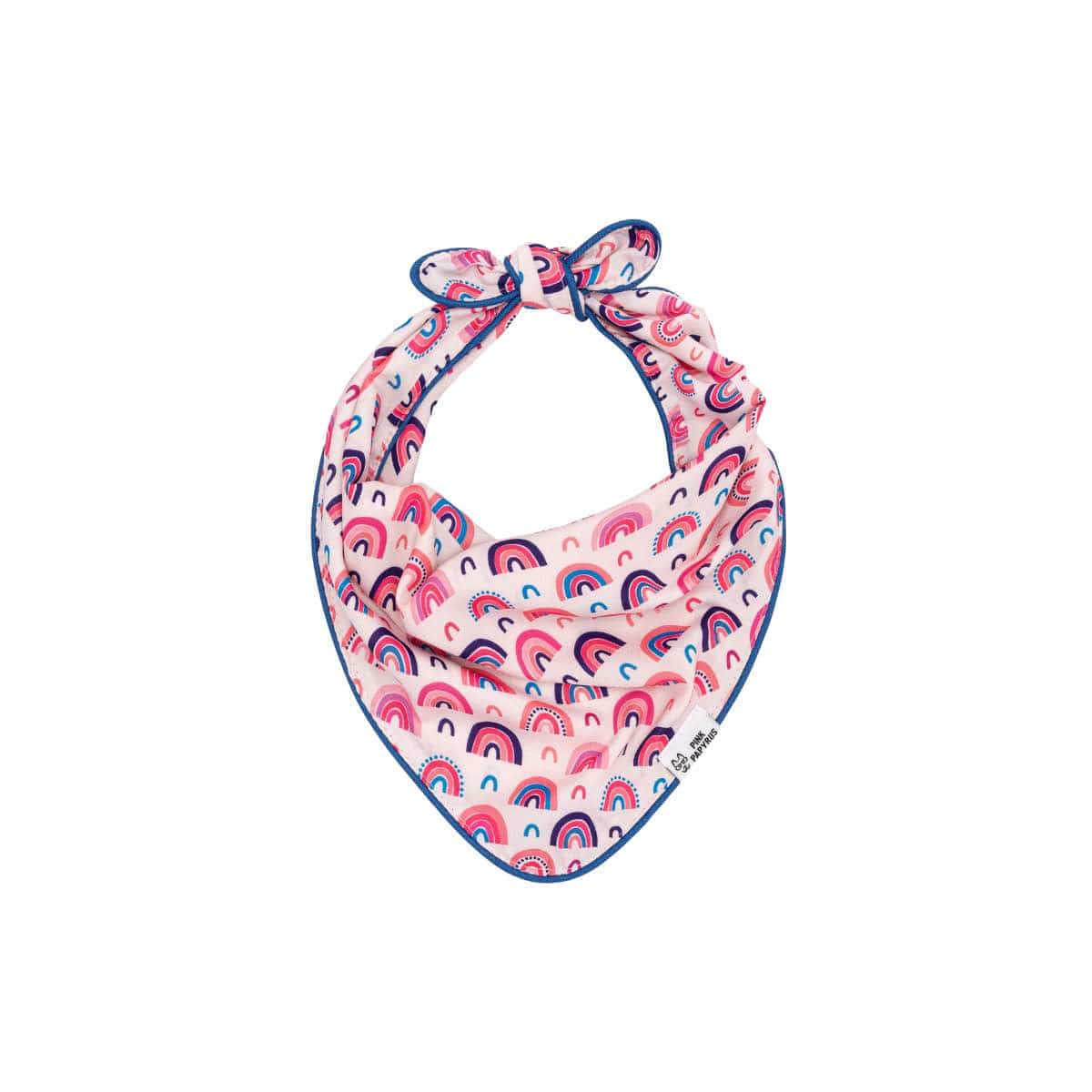 Clarke – Rainbow Dog Bandana, Reversible & No-Fold