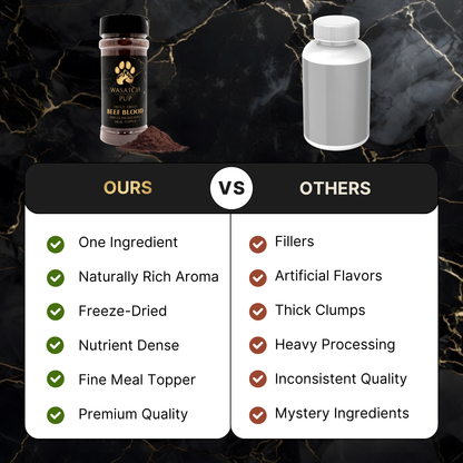 Freeze-Dried Beef Blood | Meal Topper