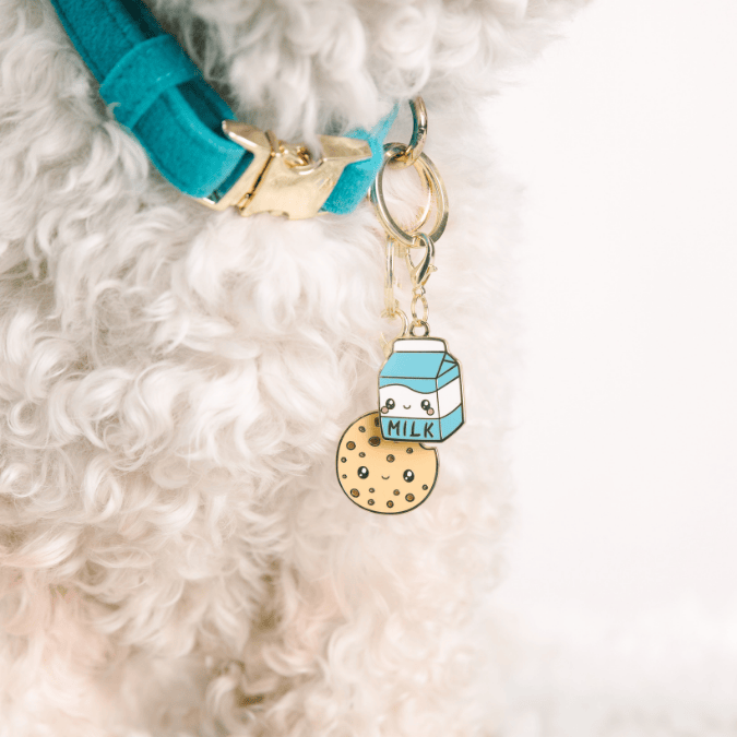 Cookie & Milk Dog Collar Charm Set — additional photo 2