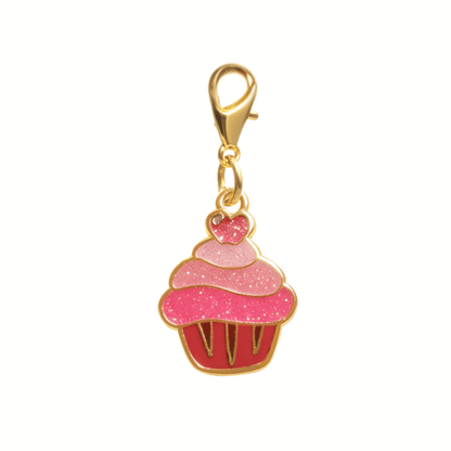 Cupcake Dog Collar Charm — Clips On Anywhere