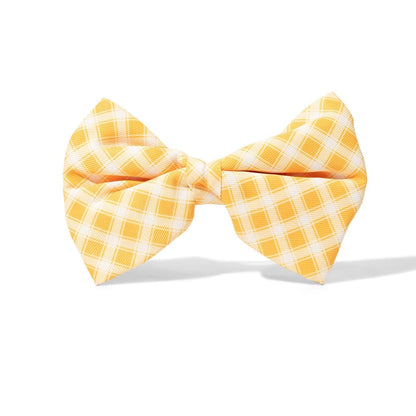 Daisy – Gingham Dog Bow Tie for Any Collar, S & L