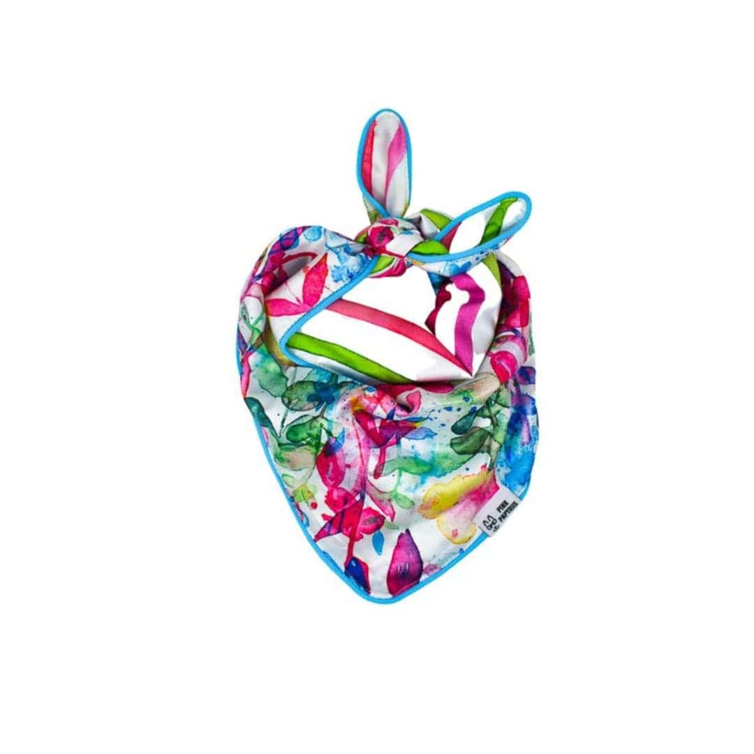 Delilah – Multicolor Dog Bandana, Reversible & No-Fold