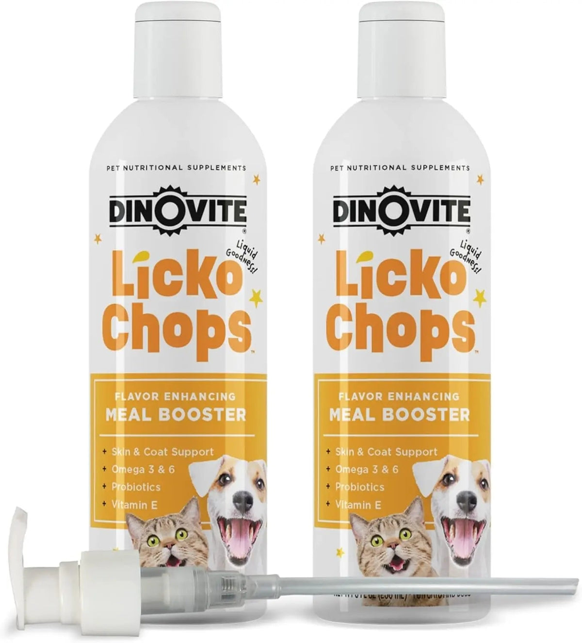 Omega-3 & 6 Liquid with Probiotics & Vitamin E for Dogs and Cats, 16 oz