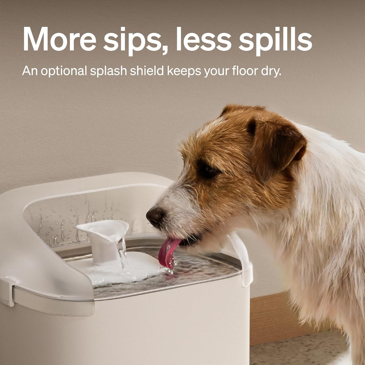 Smart Stainless Steel Dog Water Fountain, 3 L