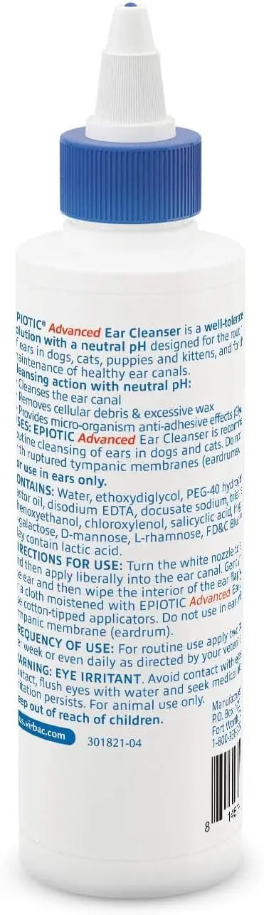 Virbac Epi-Otic Advanced Ear Cleaner for Dogs & Cats