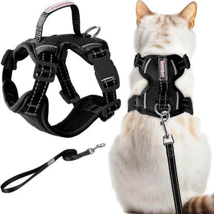 Soft Breathable Escape-Proof Cat Harness and Leash