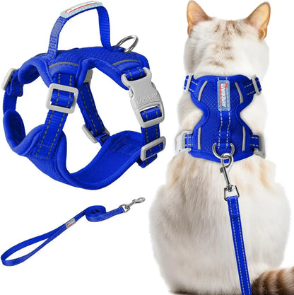 Soft Breathable Escape-Proof Cat Harness and Leash