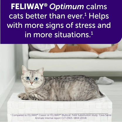 Feliway Optimum Pheromone Diffuser Starter Kit, 48 ml