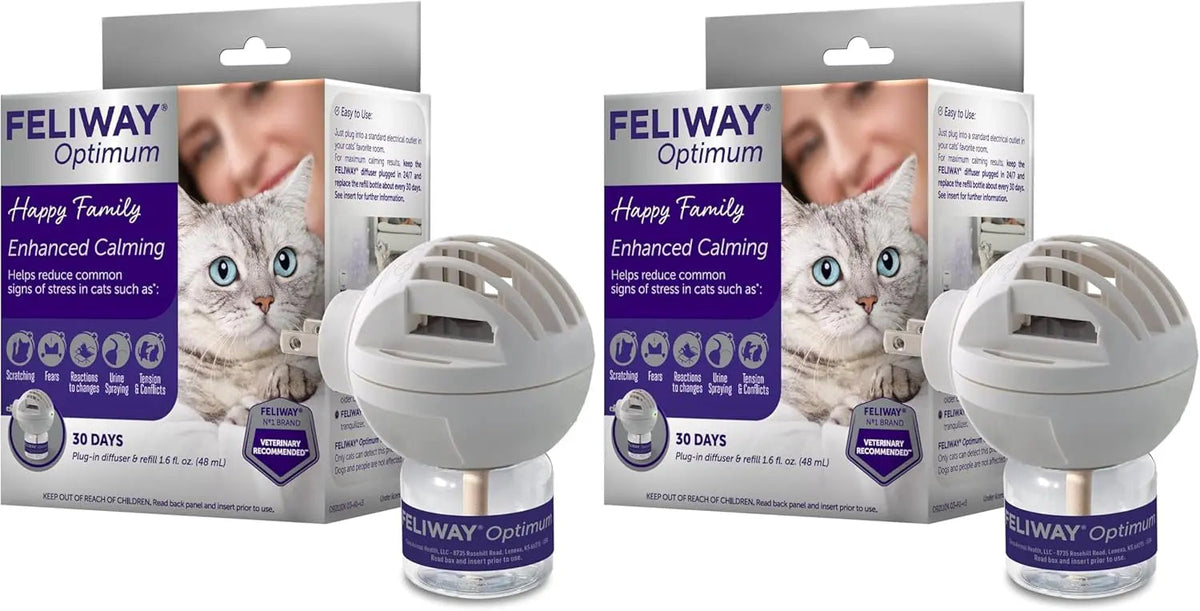 Feliway Optimum Pheromone Diffuser Starter Kit, 48 ml