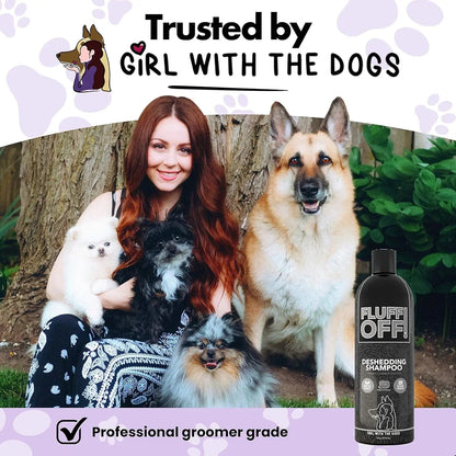 Fluff Off Deshedding and Sensitive Skin Dog Shampoo Set