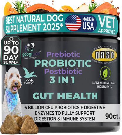 3-in-1 Probiotic Chews for Dogs