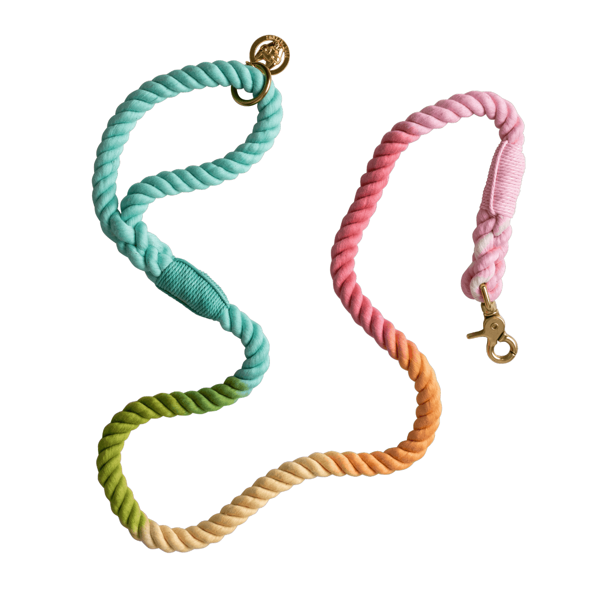Halston – Organic Cotton Rope Dog Leash, Ombre