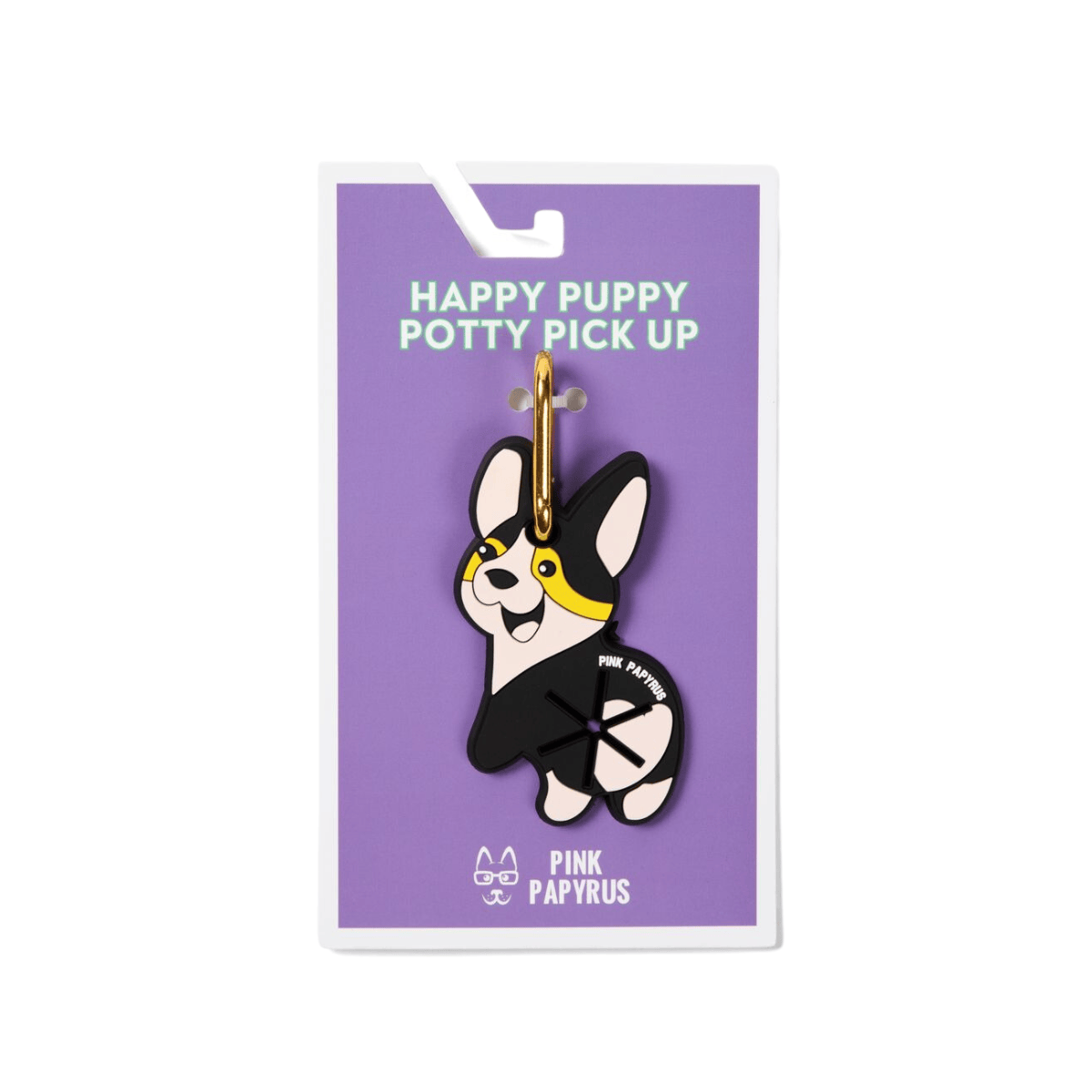 Happy Puppy Poop Bag Holder — Clips to Leash