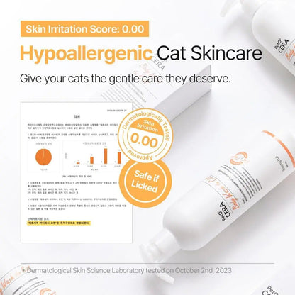 Hypoallergenic Cat Shampoo and Conditioner Set, 10 oz