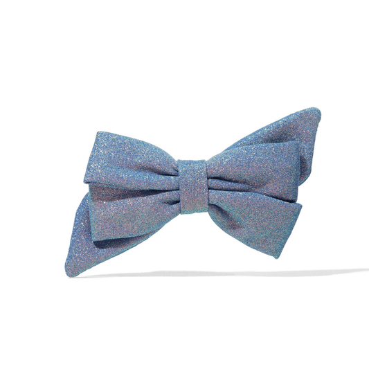 Jolie – Glitter Dog Babe Bow, Slides on Any Collar