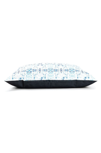 Koa – Washable Blue Pattern Dog Bed with Memory Foam