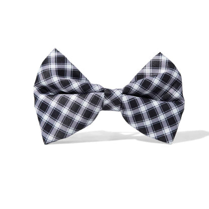 Leighton – Gingham Dog Bow Tie for Any Collar, S & L