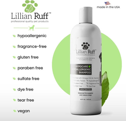 Hypoallergenic Oatmeal Dog Shampoo and Conditioner Set