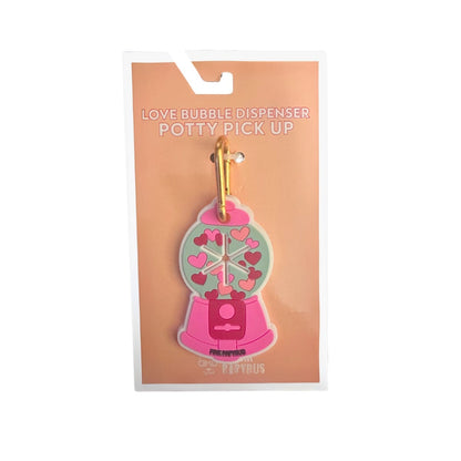 Love Bubble Dispenser Poop Bag Holder — Clips to Leash