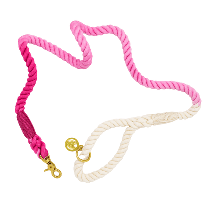 Maggie – Organic Cotton Rope Dog Leash, Ombre