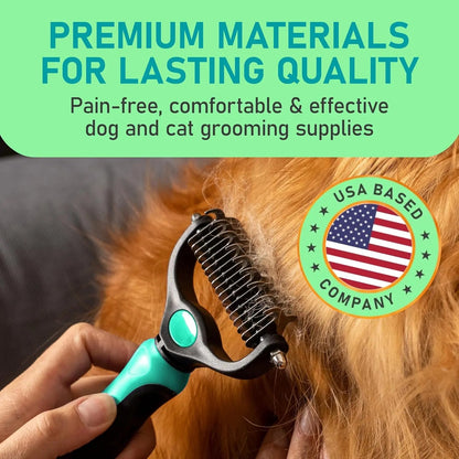 Maxpower Dual-Sided Grooming Rake for Dogs and Cats