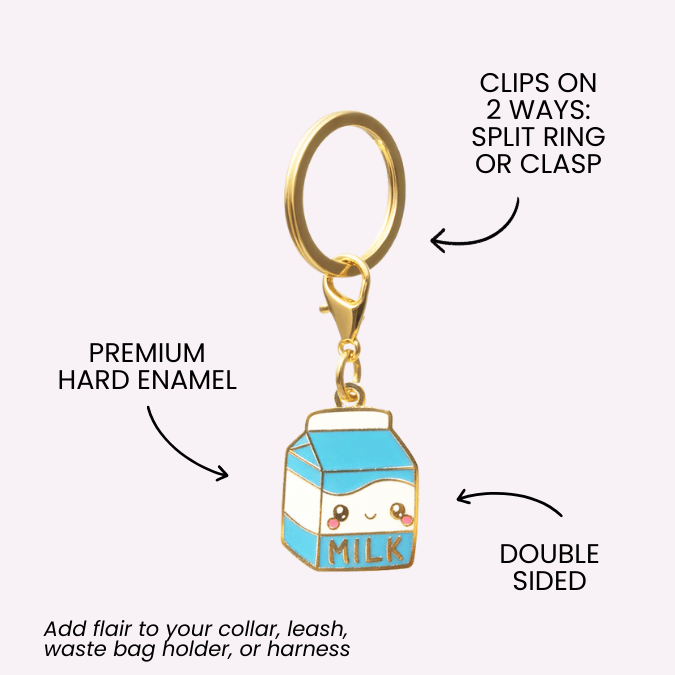 Milk Dog Collar Charm — additional photo 4