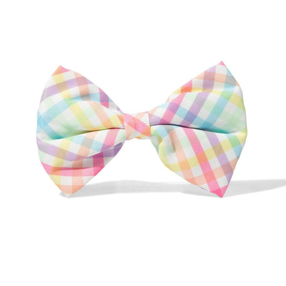 Minka – Plaid Dog Bow Tie for Any Collar, S & L