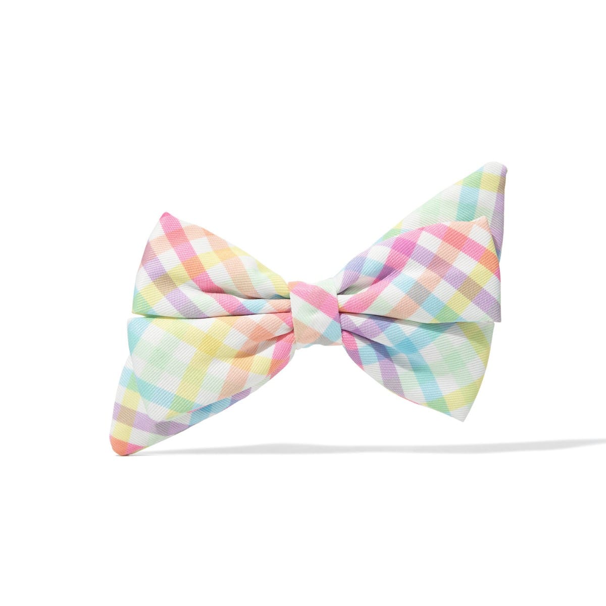 Minka – Plaid Dog Babe Bow, Slides on Any Collar