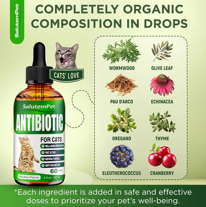 Botanical Liquid Supplement for Cats– Chicken Flavor, 2 oz