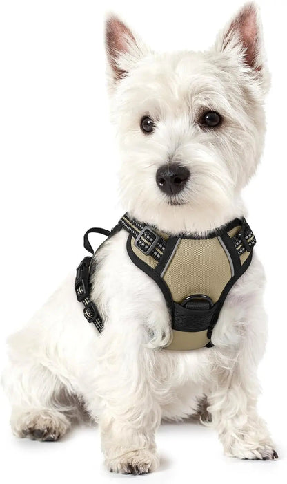 No-Pull Oxford Dog Harness with Dual Leash Clips