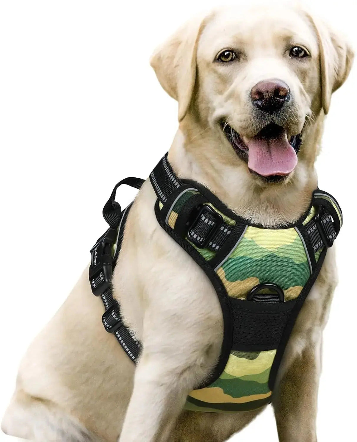 No-Pull Oxford Dog Harness with Dual Leash Clips