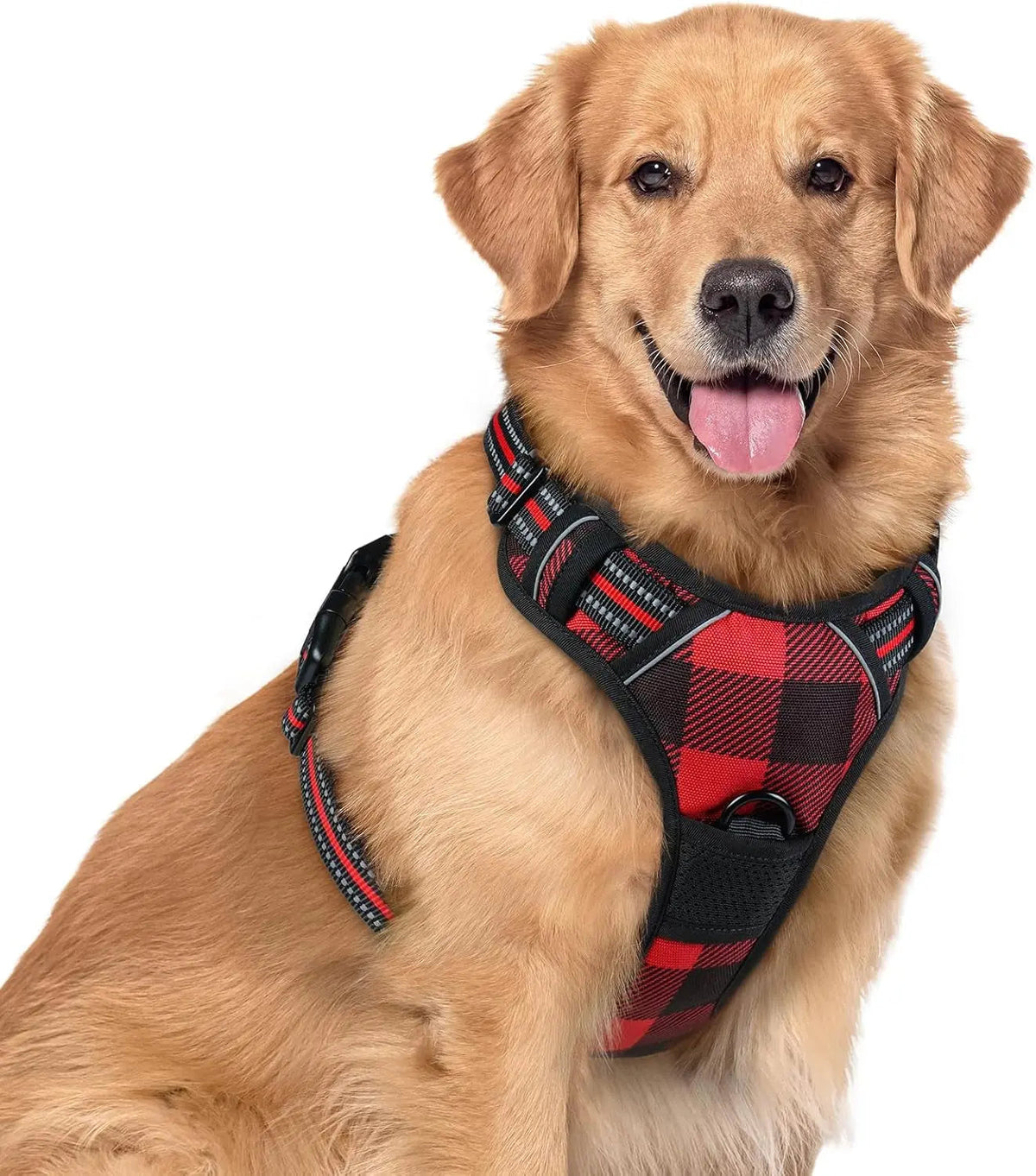 No-Pull Oxford Dog Harness with Dual Leash Clips