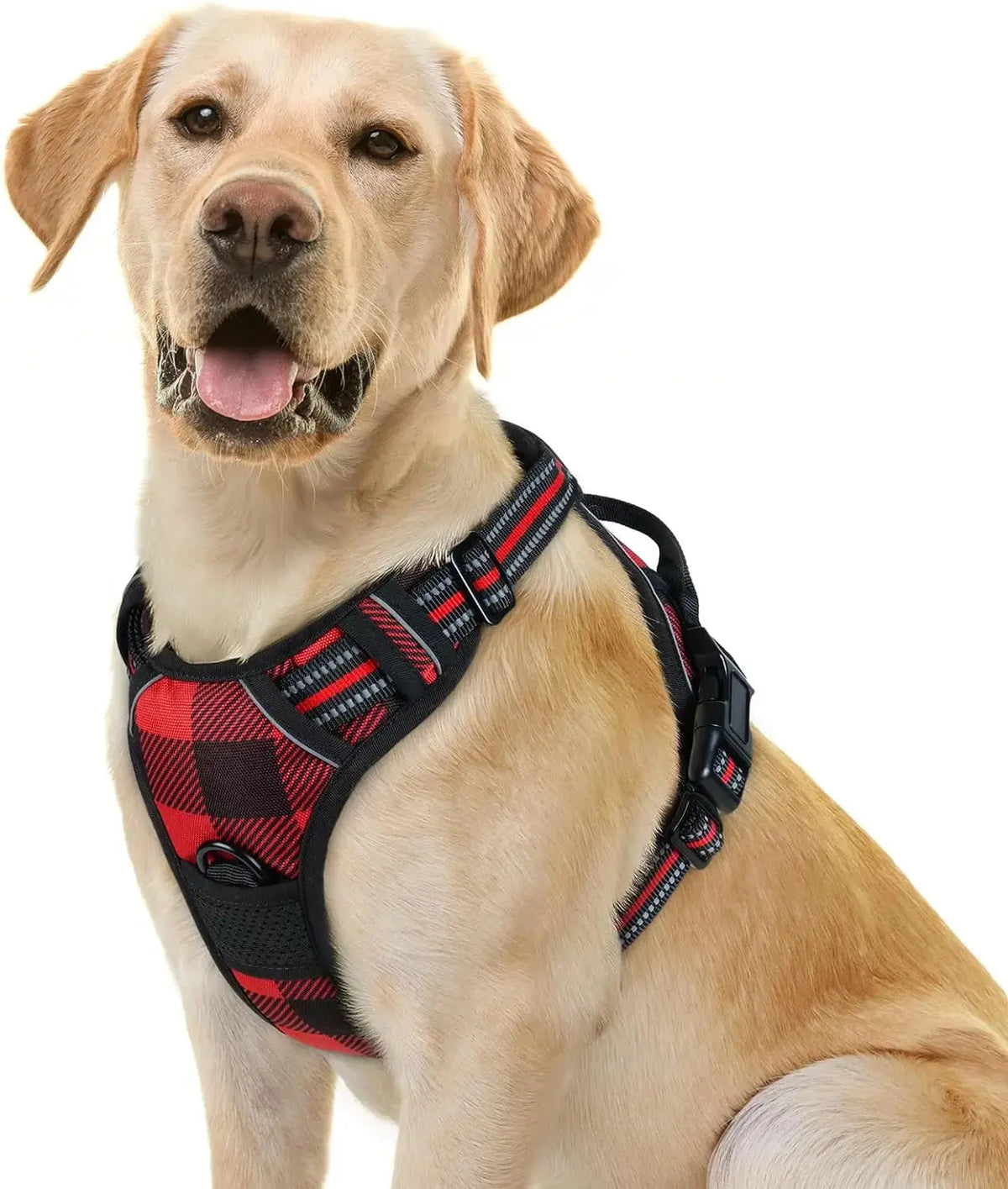 No-Pull Oxford Dog Harness with Dual Leash Clips