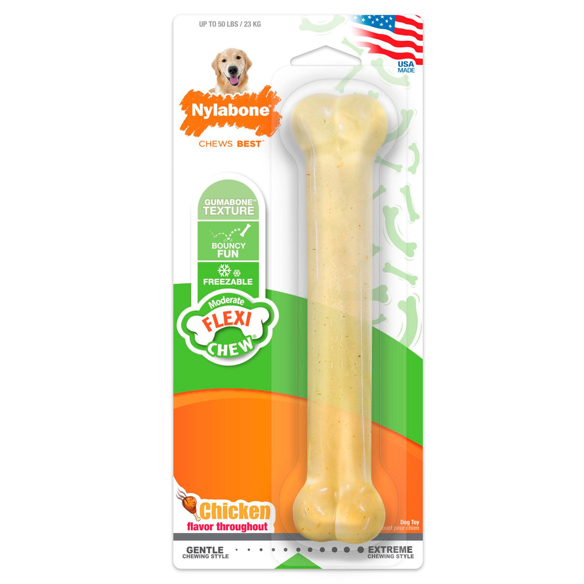 Flexichew Dental Bone, Giant, Chicken Flavor
