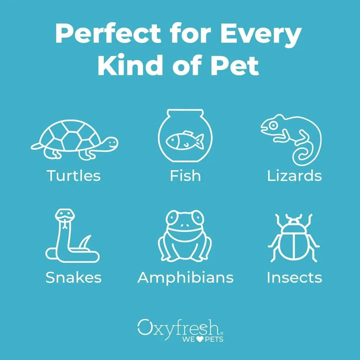Oxyfresh Reptile & Amphibian Terrarium Cleaner Odor Eliminator Bleach Free
