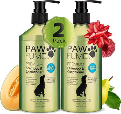 PAWFUME Deshedding Dog Shampoo and Conditioner