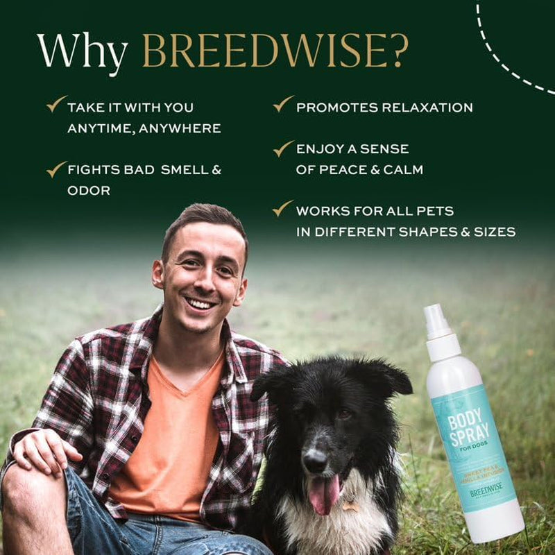 Pet Deodorizing Spray Dog Cat Cologne Sweet Pea Vanilla Odor Control 8oz