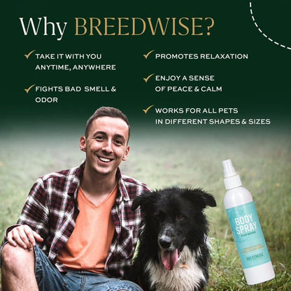 Pet Deodorizing Spray Dog Cat Cologne Sweet Pea Vanilla Odor Control 8oz