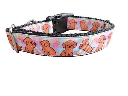 Golden Puppies Nylon Dog Collar