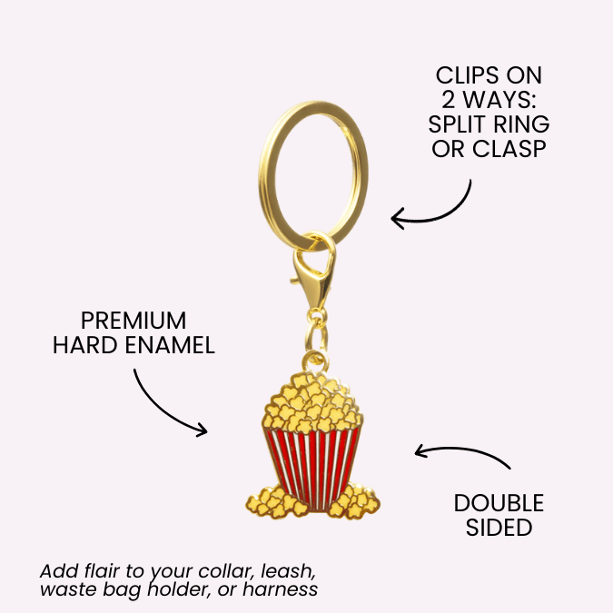 Popcorn Dog Collar Charm — additional photo 3