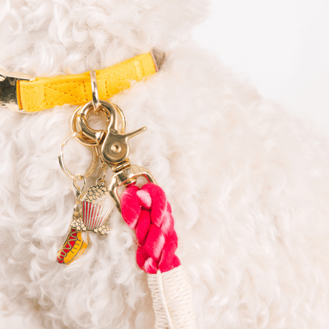 Hotdog & Popcorn Dog Collar Charm Set — additional photo 3