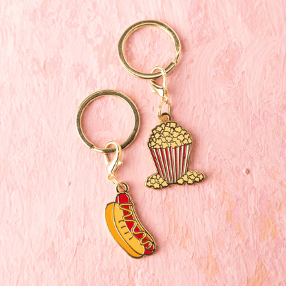 Hotdog & Popcorn Dog Collar Charm Set — additional photo 4